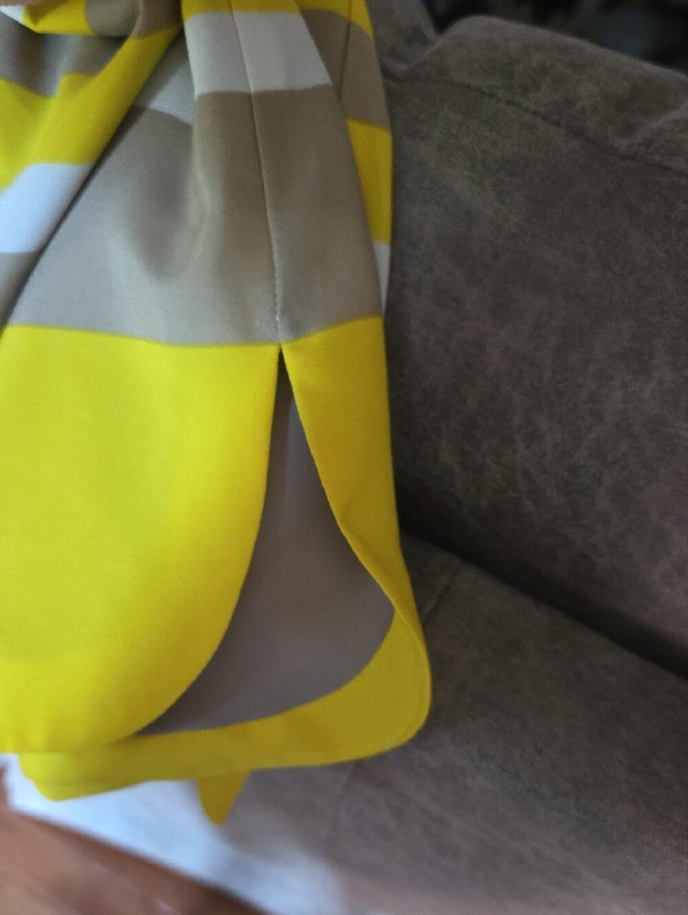Eliza J Retro Colorblock Striped Shift Dress - Picture 7 of 9